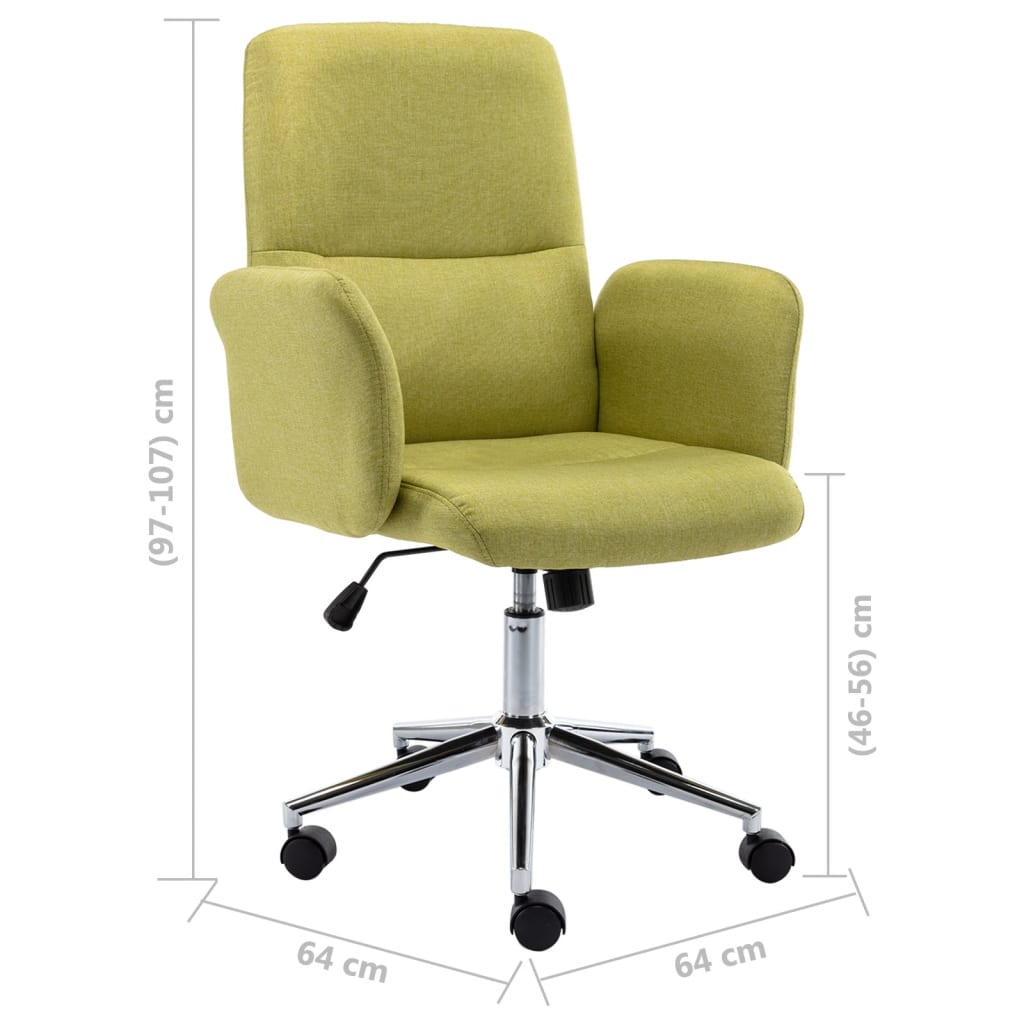Bürostuhl Stoff Grün