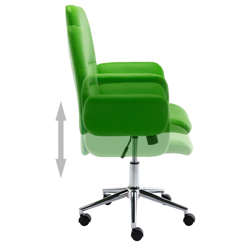 Bürostuhl Kunstleder Grün