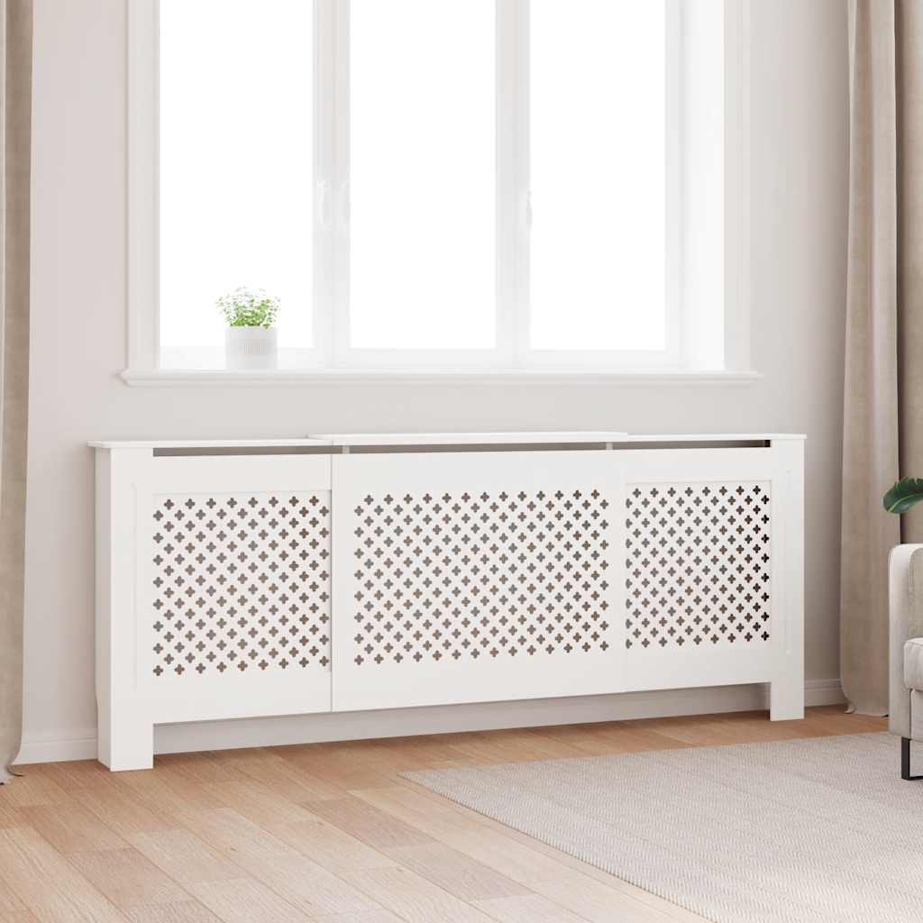 MDF Heizkörperverkleidung Weiß 205 cm