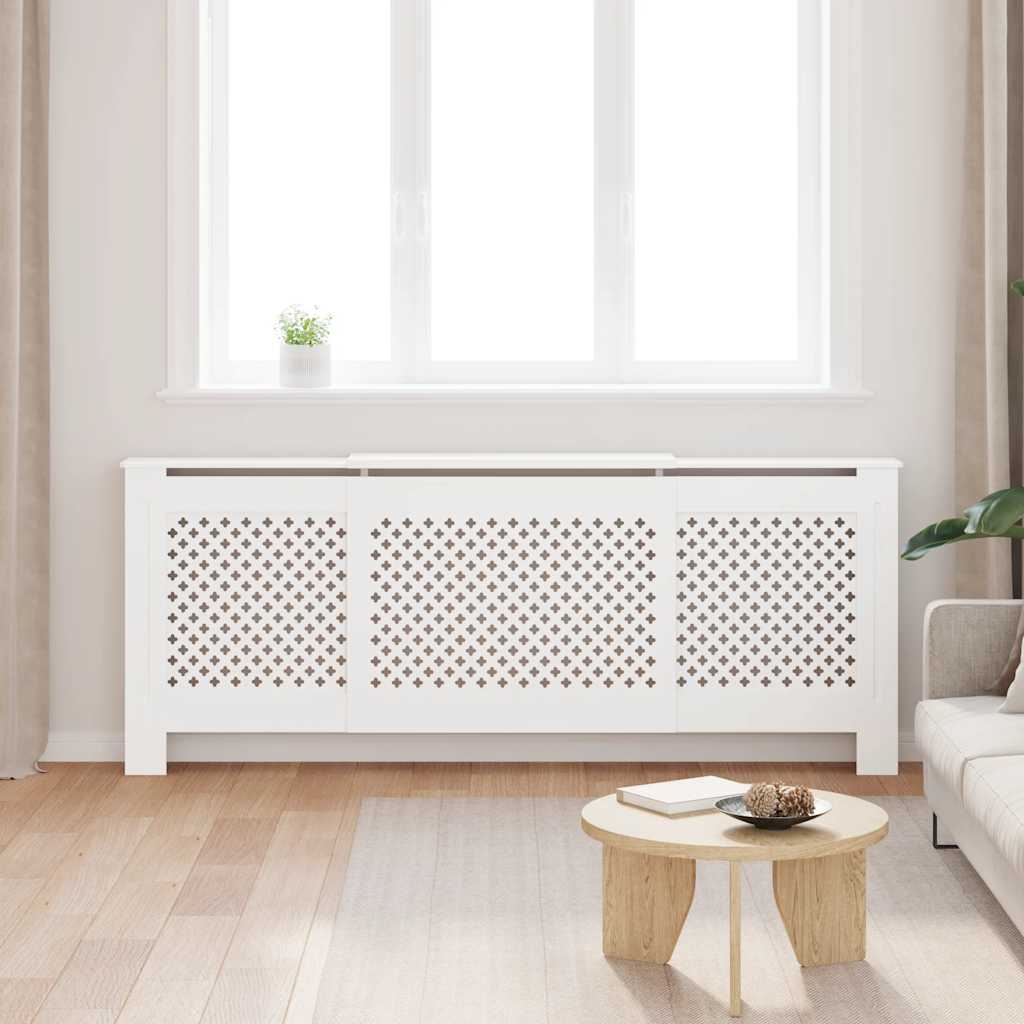 MDF Heizkörperverkleidung Weiß 205 cm