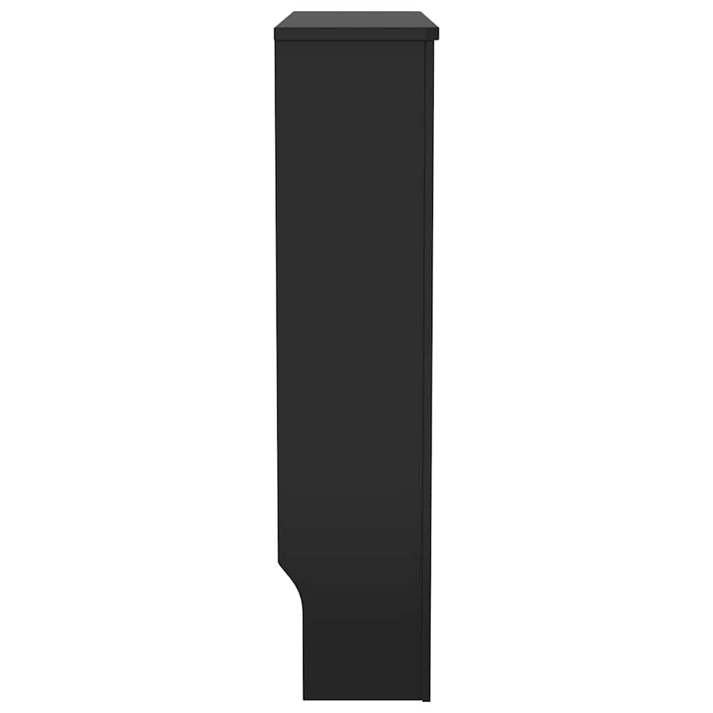 Holzwerkstoff Heizkörperverkleidung Schwarz 78 cm