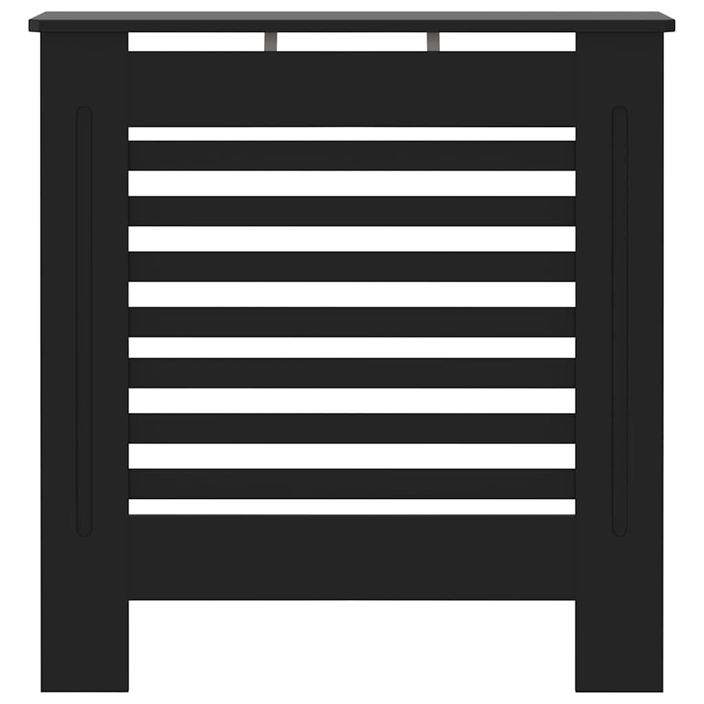 MDF Heizkörperverkleidung Schwarz 78 cm