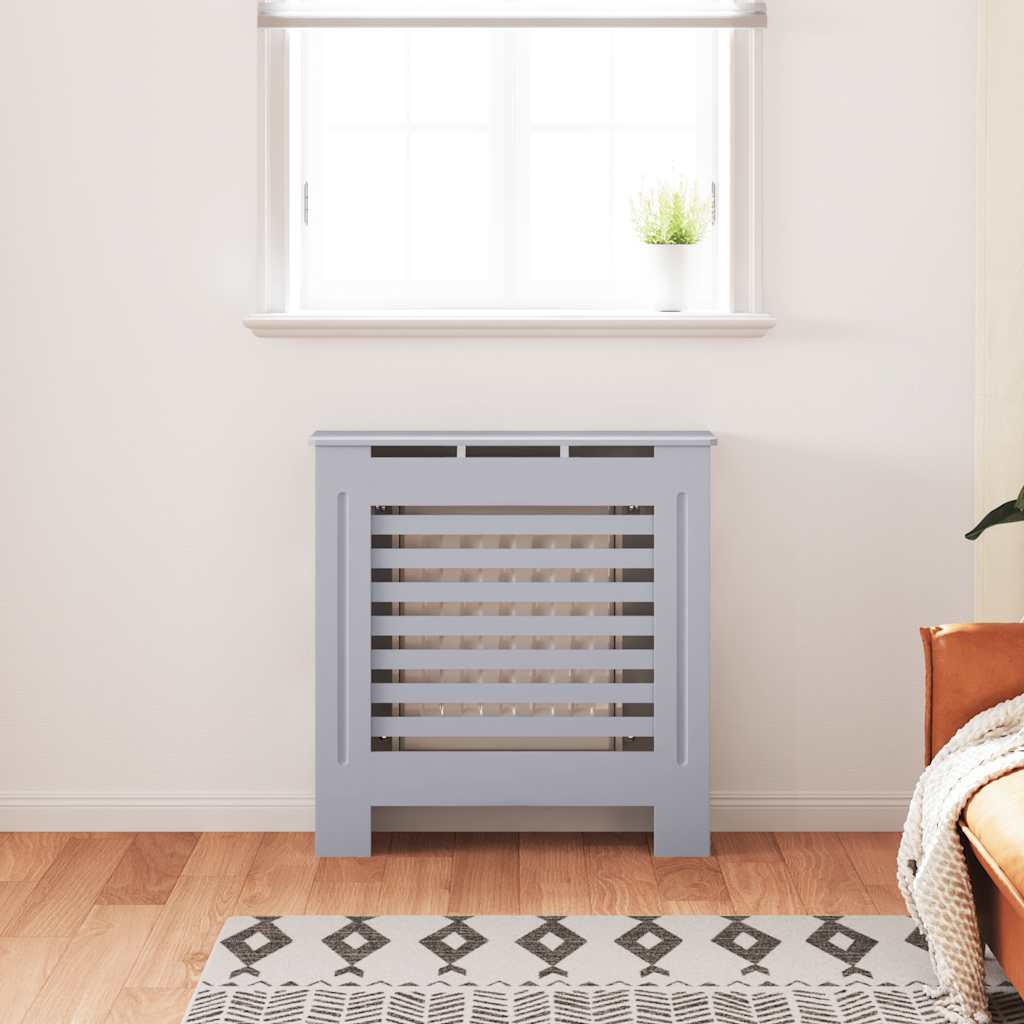 MDF Heizkörperverkleidung Grau 78 cm