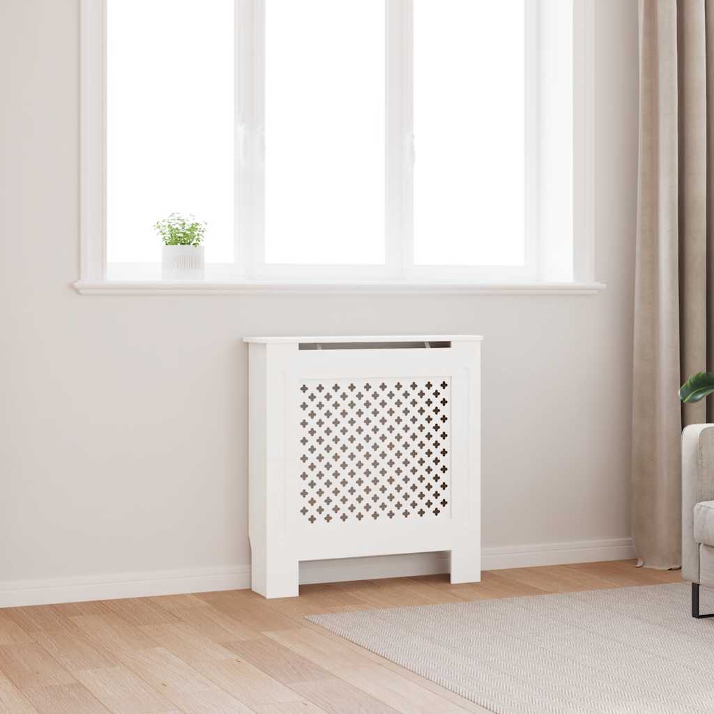 MDF Heizkörperverkleidung Weiß 78 cm