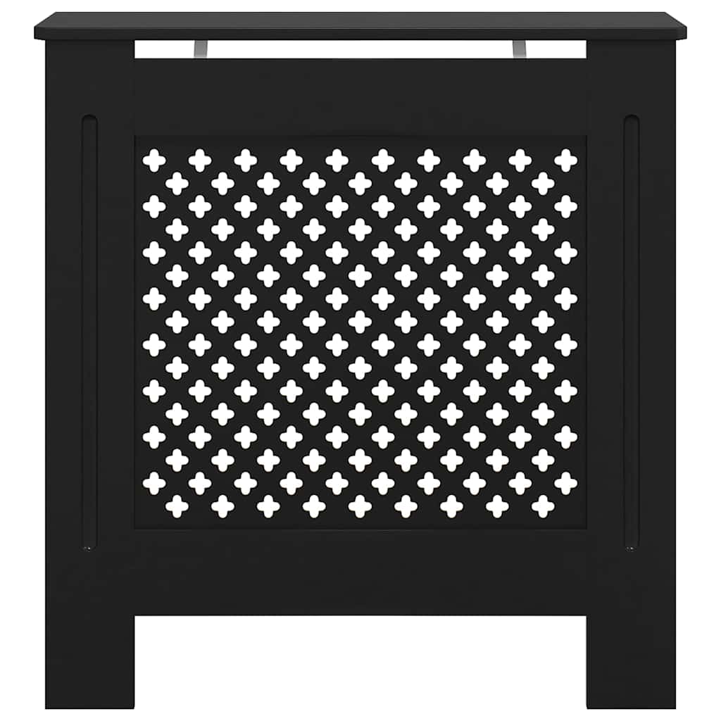 MDF Heizkörperverkleidung Schwarz 78 cm