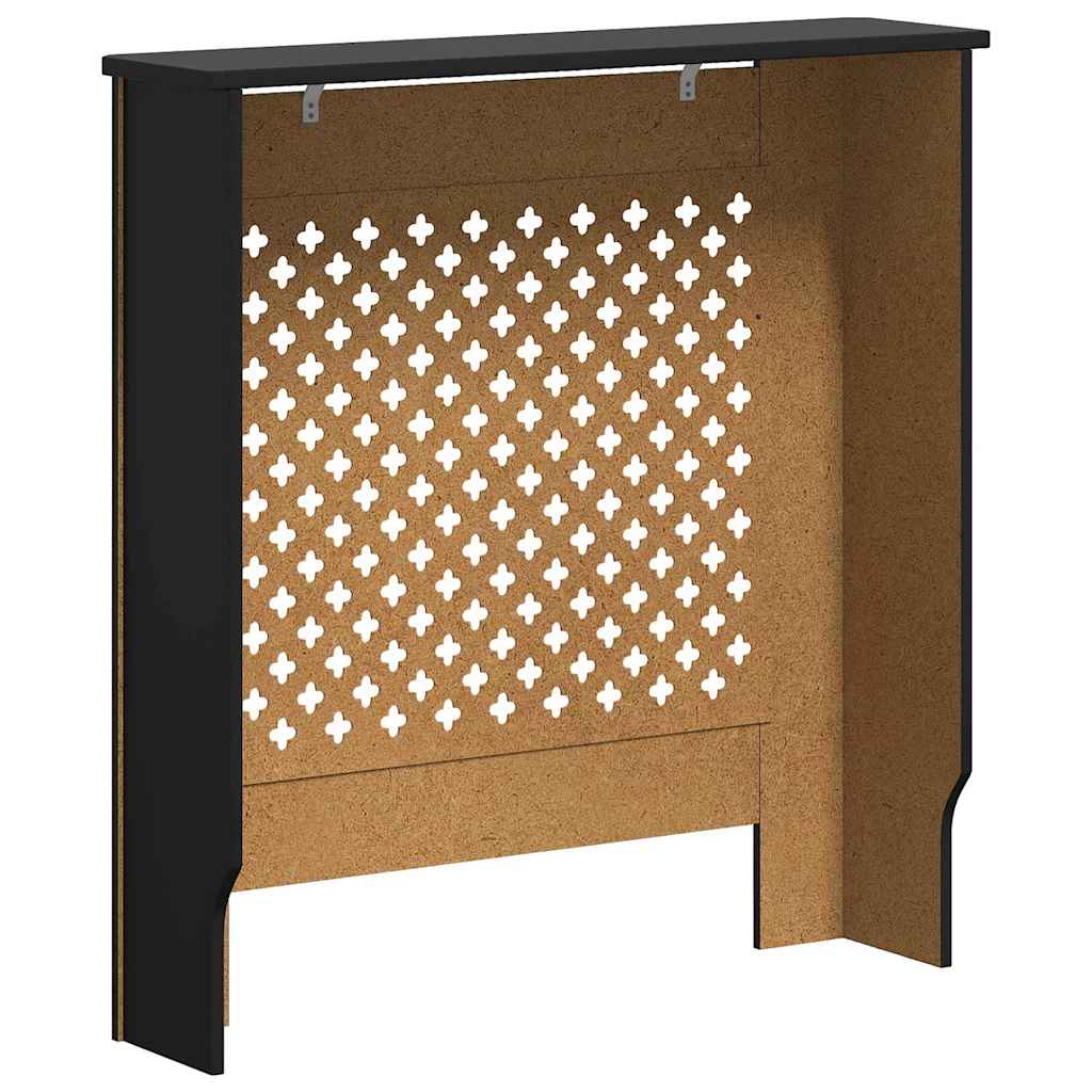 MDF Heizkörperverkleidung Schwarz 78 cm