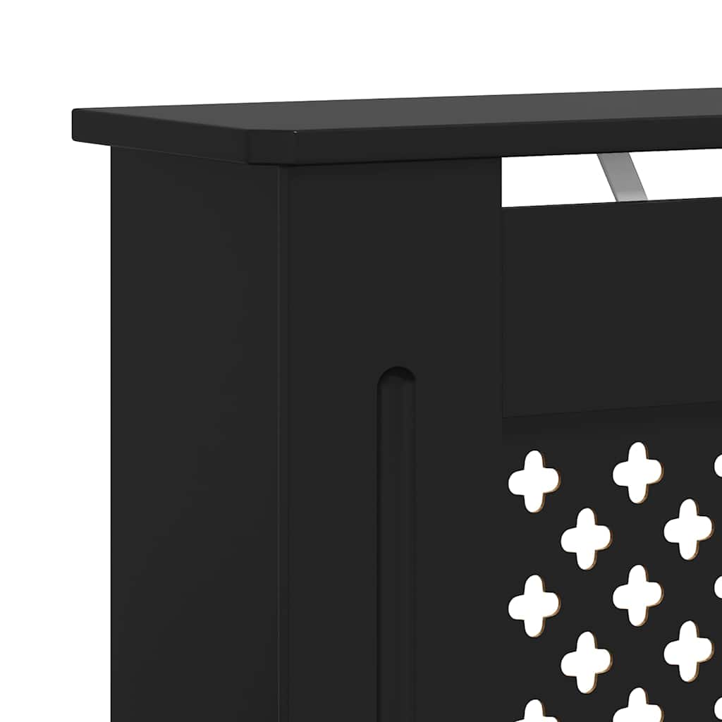 MDF Heizkörperverkleidung Schwarz 78 cm