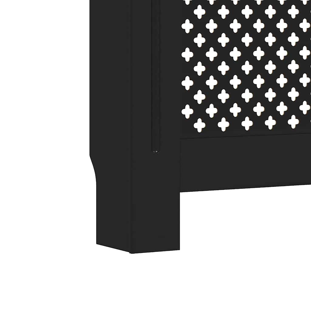 MDF Heizkörperverkleidung Schwarz 78 cm