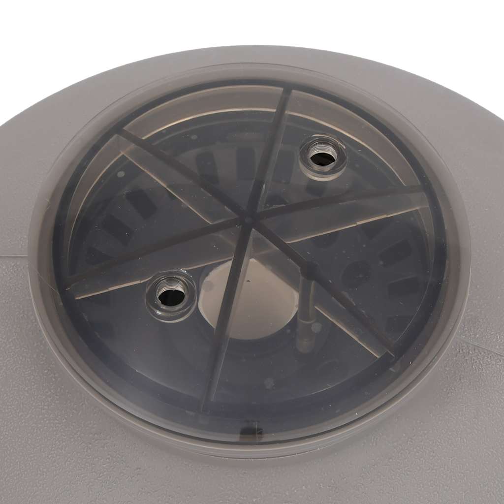 Pool-Sandfilter mit seitlich montiertem 6-Wege-Ventil Grau