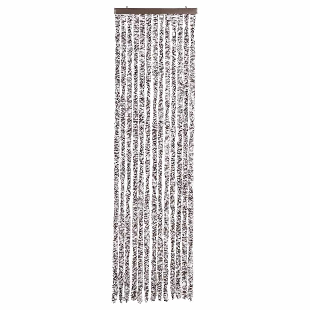 Insektenschutz-Vorhang Braun und Beige 56x200 cm Chenille