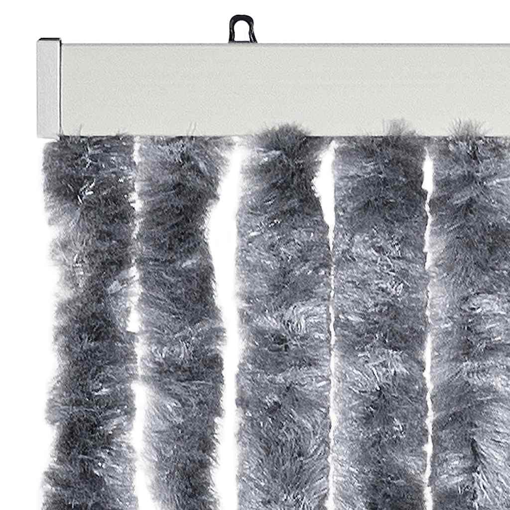 Insektenschutz-Vorhang Silbern 56x200 cm Chenille