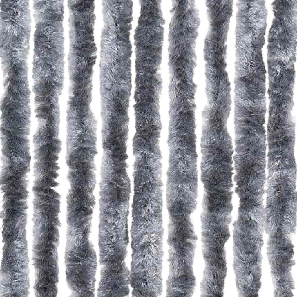 Insektenschutz-Vorhang Silbern 56x200 cm Chenille