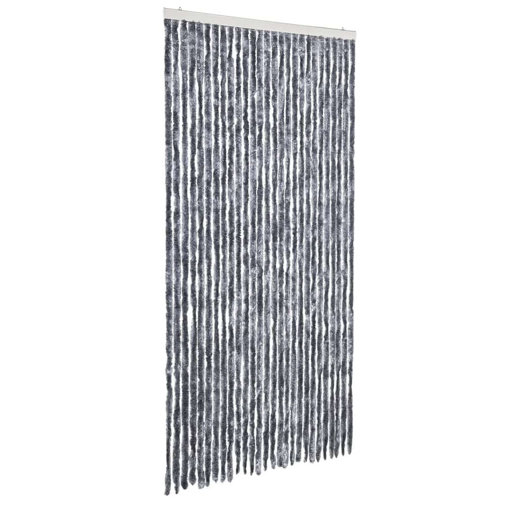 Insektenschutz-Vorhang Silbern 118x220 cm Chenille