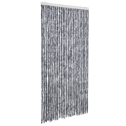 Insektenschutz-Vorhang Silbern 118x220 cm Chenille
