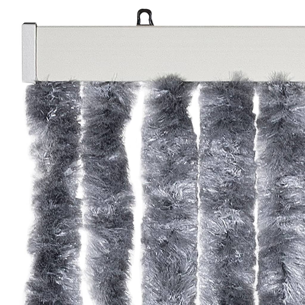 Insektenschutz-Vorhang Silbern 118x220 cm Chenille