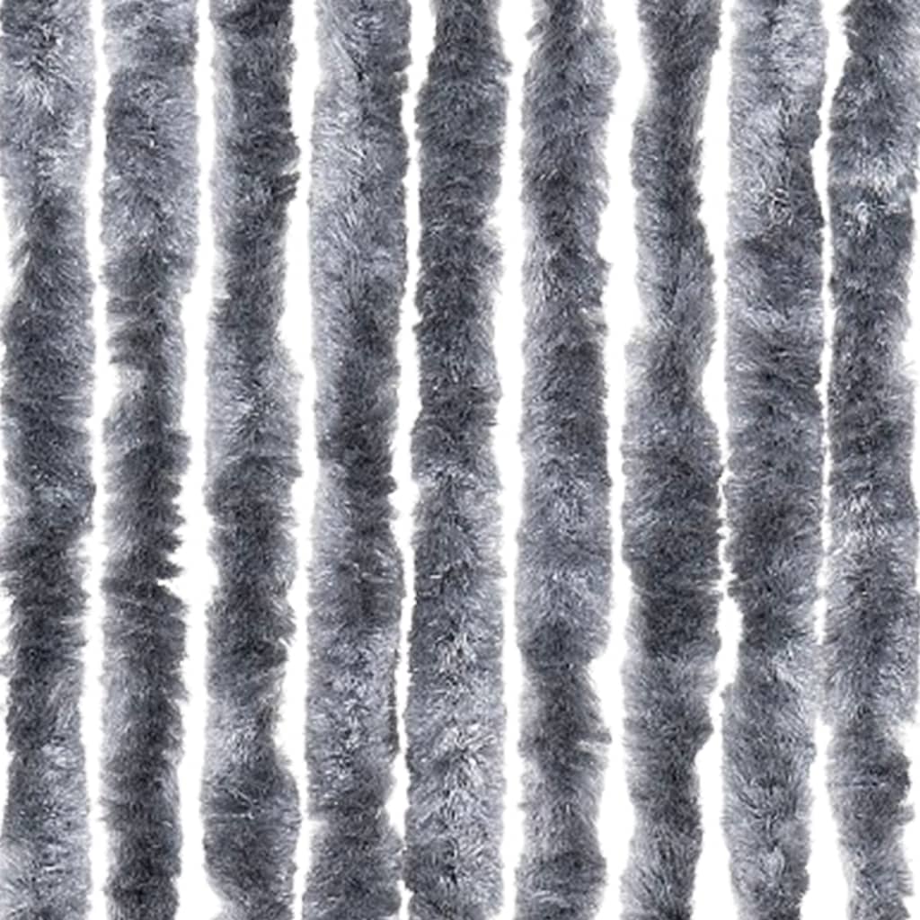Insektenschutz-Vorhang Silbern 118x220 cm Chenille