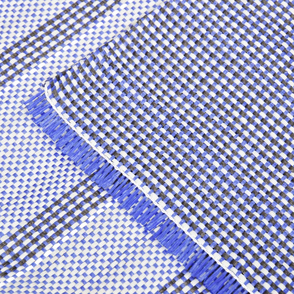 Zeltteppich 650x250 cm Blau