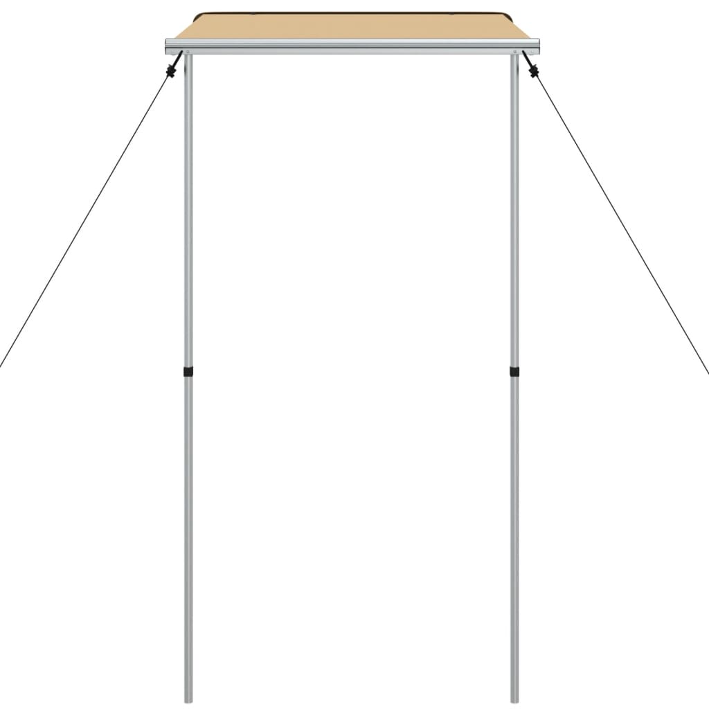Wohnwagen-Markise 1,2x2x2,15 m Beige