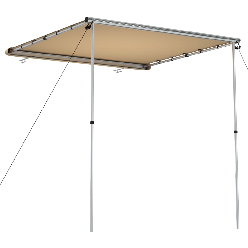 Wohnwagen-Markise 2,4x2x2,15 m Beige