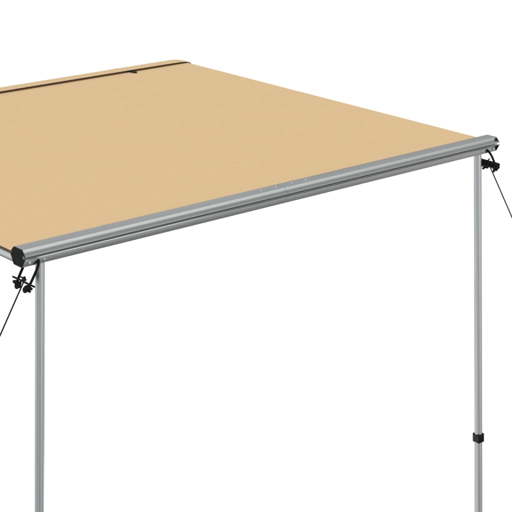 Wohnwagen-Markise 2,4x2x2,15 m Beige