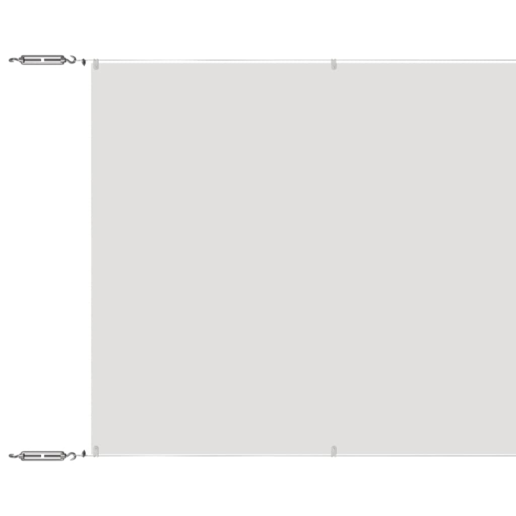 Senkrechtmarkise Weiß 140x600 cm Oxford-Gewebe