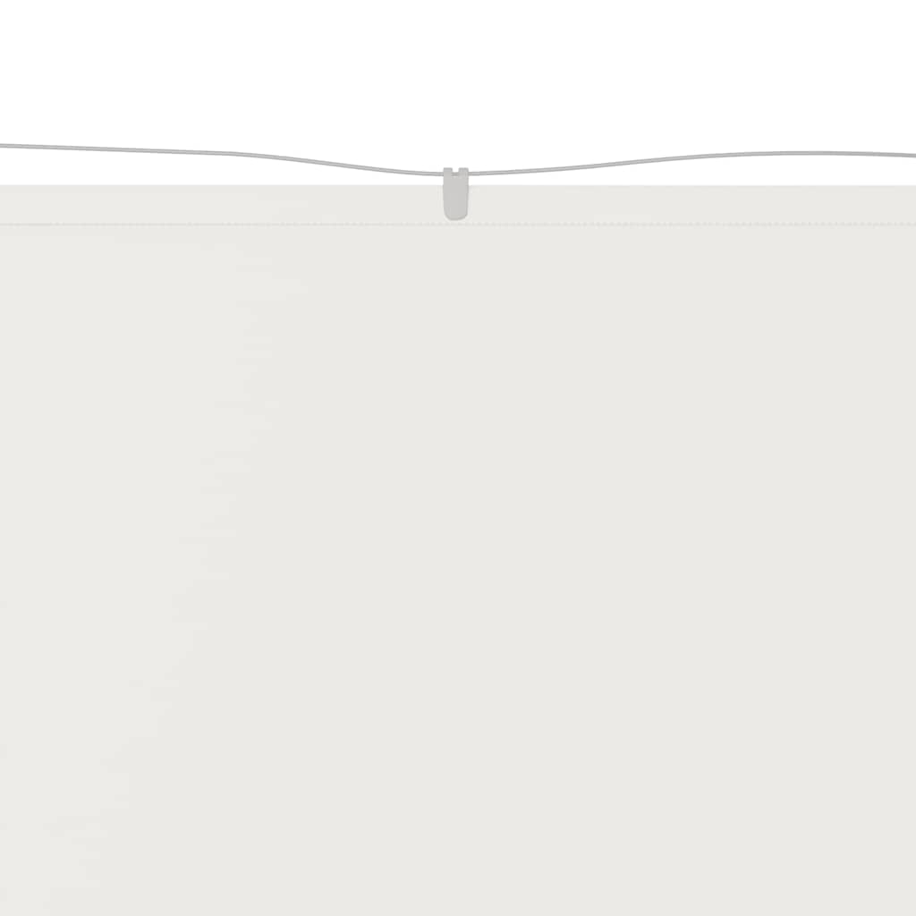 Senkrechtmarkise Weiß 140x600 cm Oxford-Gewebe