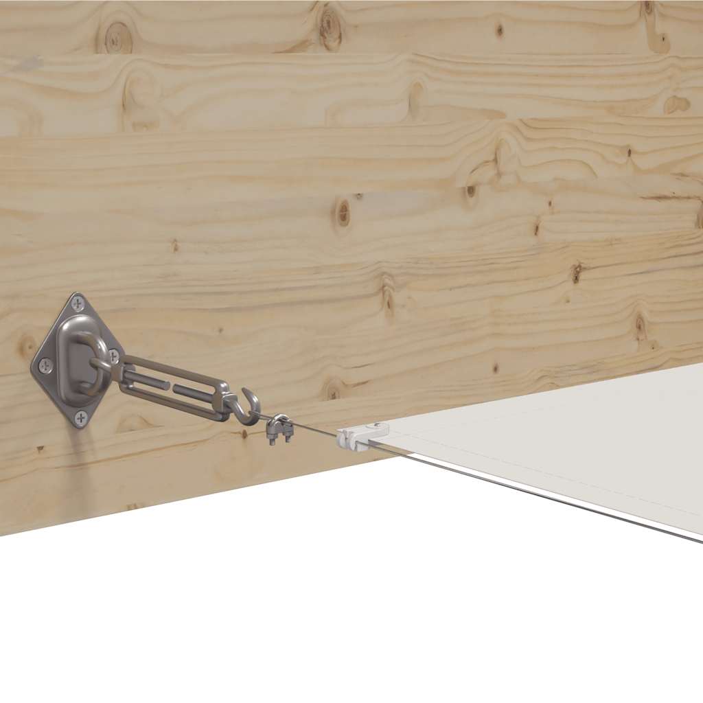 Senkrechtmarkise Weiß 140x600 cm Oxford-Gewebe