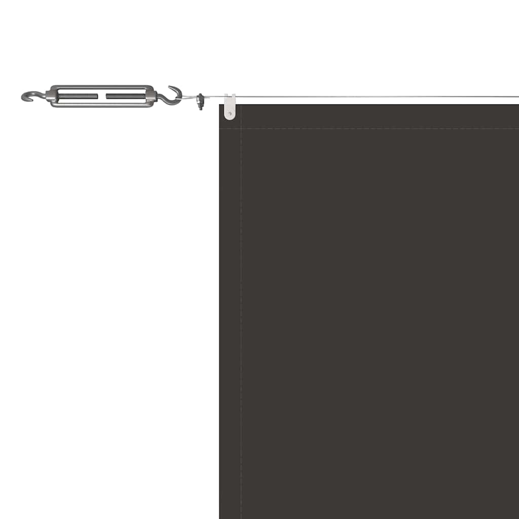 Senkrechtmarkise Anthrazit 140x800 cm Oxford-Gewebe