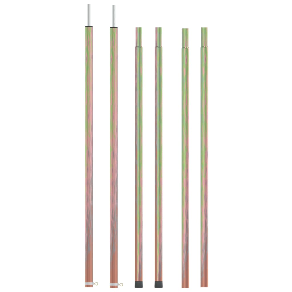 Telescopic tent poles 170-255 cm 2 pcs. Galvanized steel