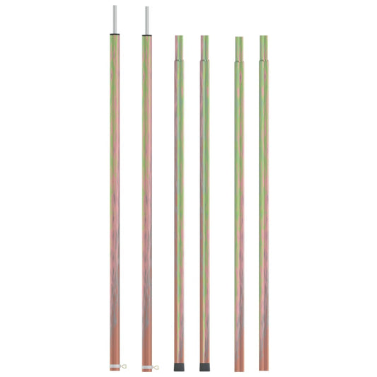 Telescopic tent poles 170-255 cm 2 pcs. Galvanized steel