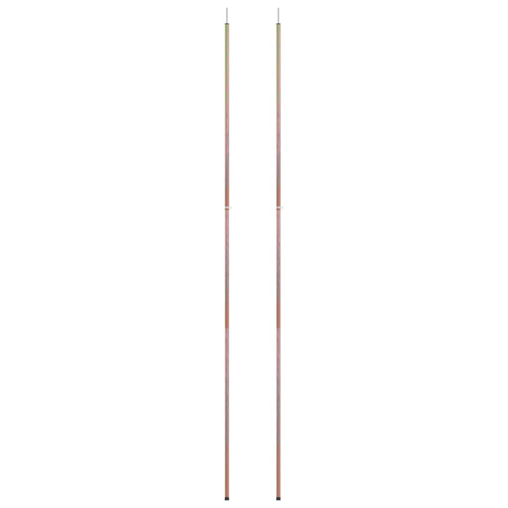 Telescopic tent poles 170-255 cm 2 pcs. Galvanized steel