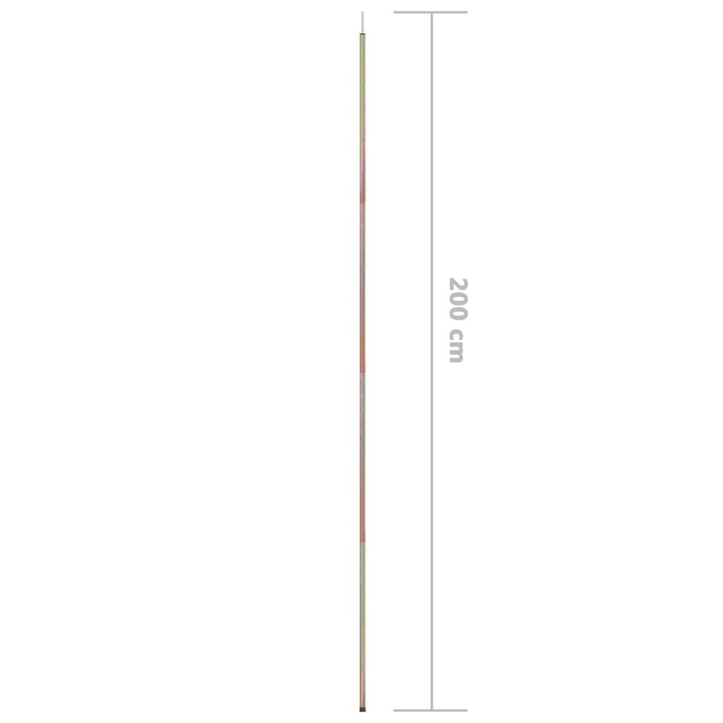 Sonnensegel Stange 200 cm Verzinkter Stahl