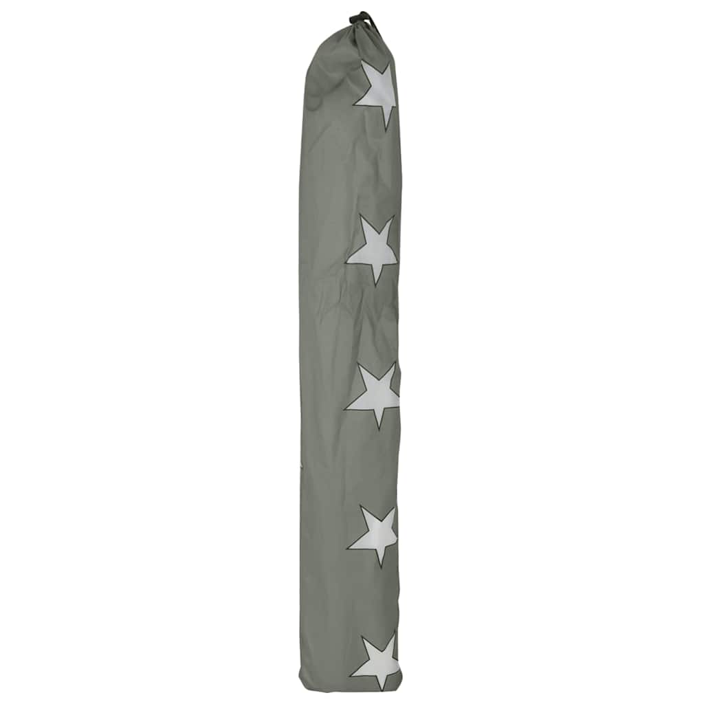 Kinder Tipi-Zelt mit Tasche Polyester Grau 115x115x160 cm