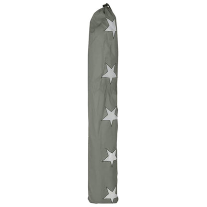 Kinder Tipi-Zelt mit Tasche Polyester Grau 115x115x160 cm