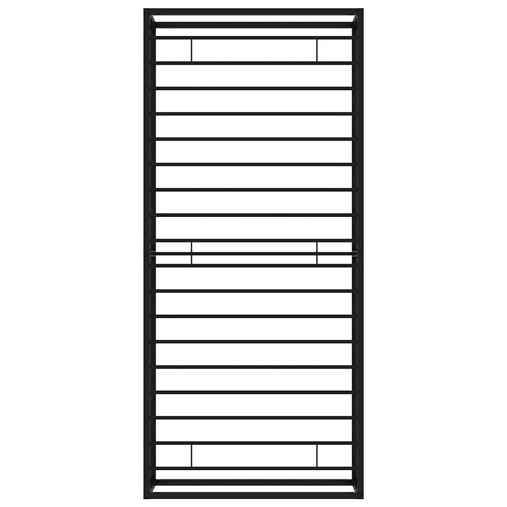 Bettgestell Schwarz Metall 100x200 cm
