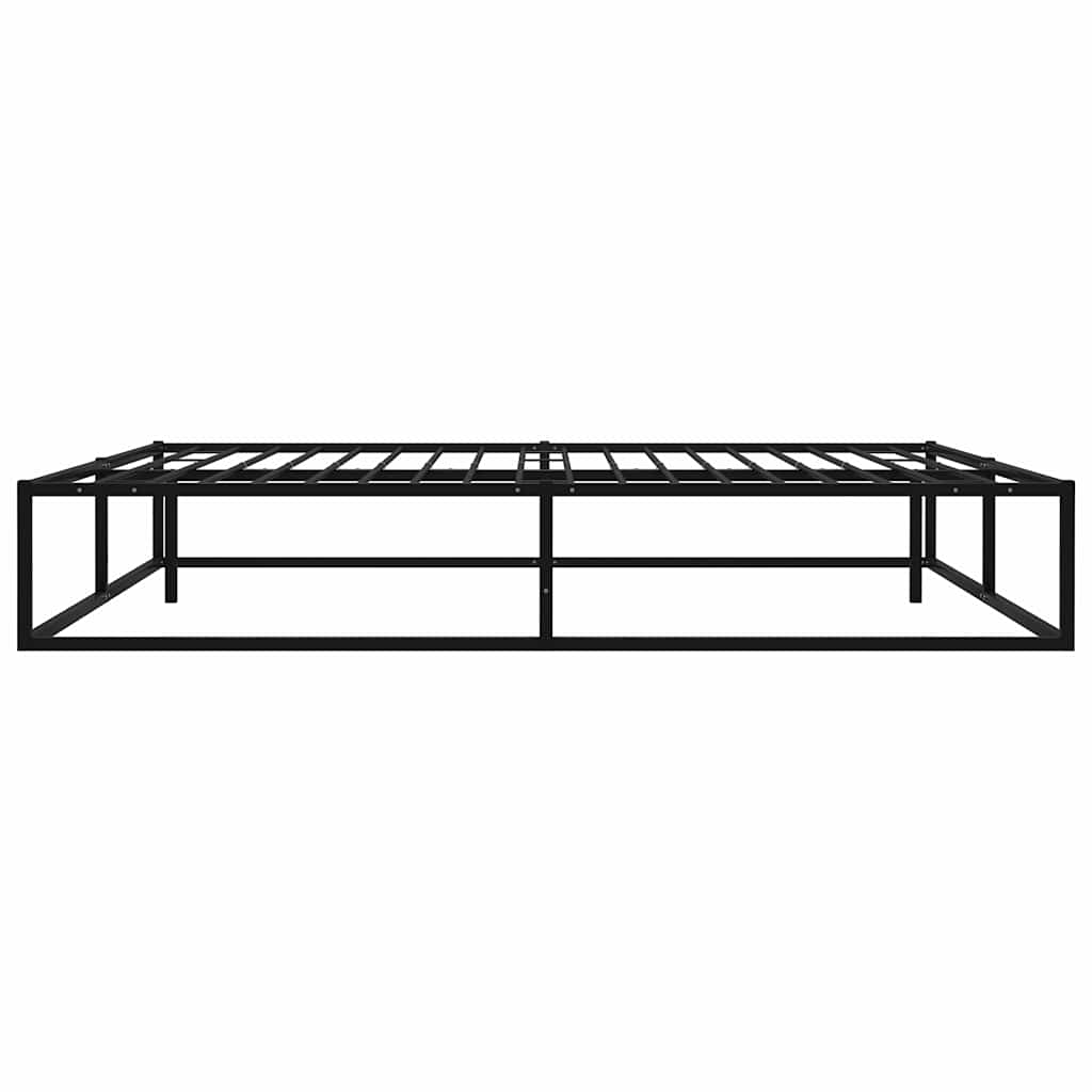 Bettgestell Schwarz Metall 160x200 cm