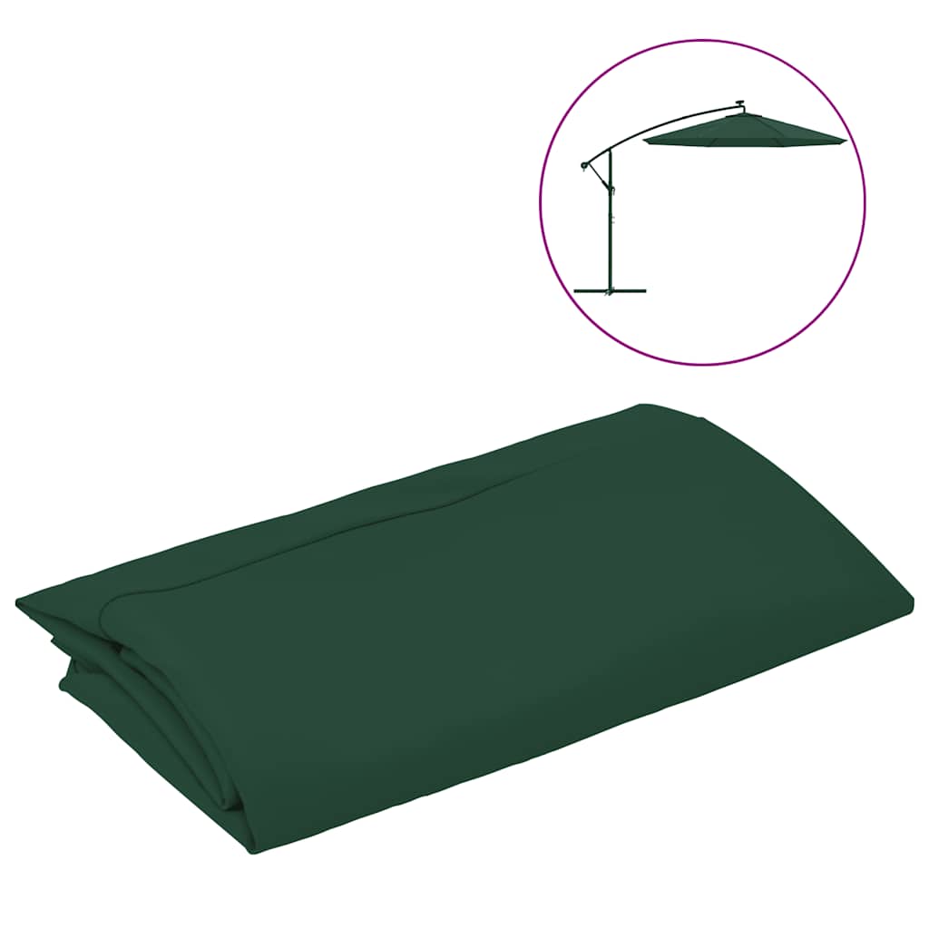 Ersatzbezug für Sonnenschirm Grün 300 cm