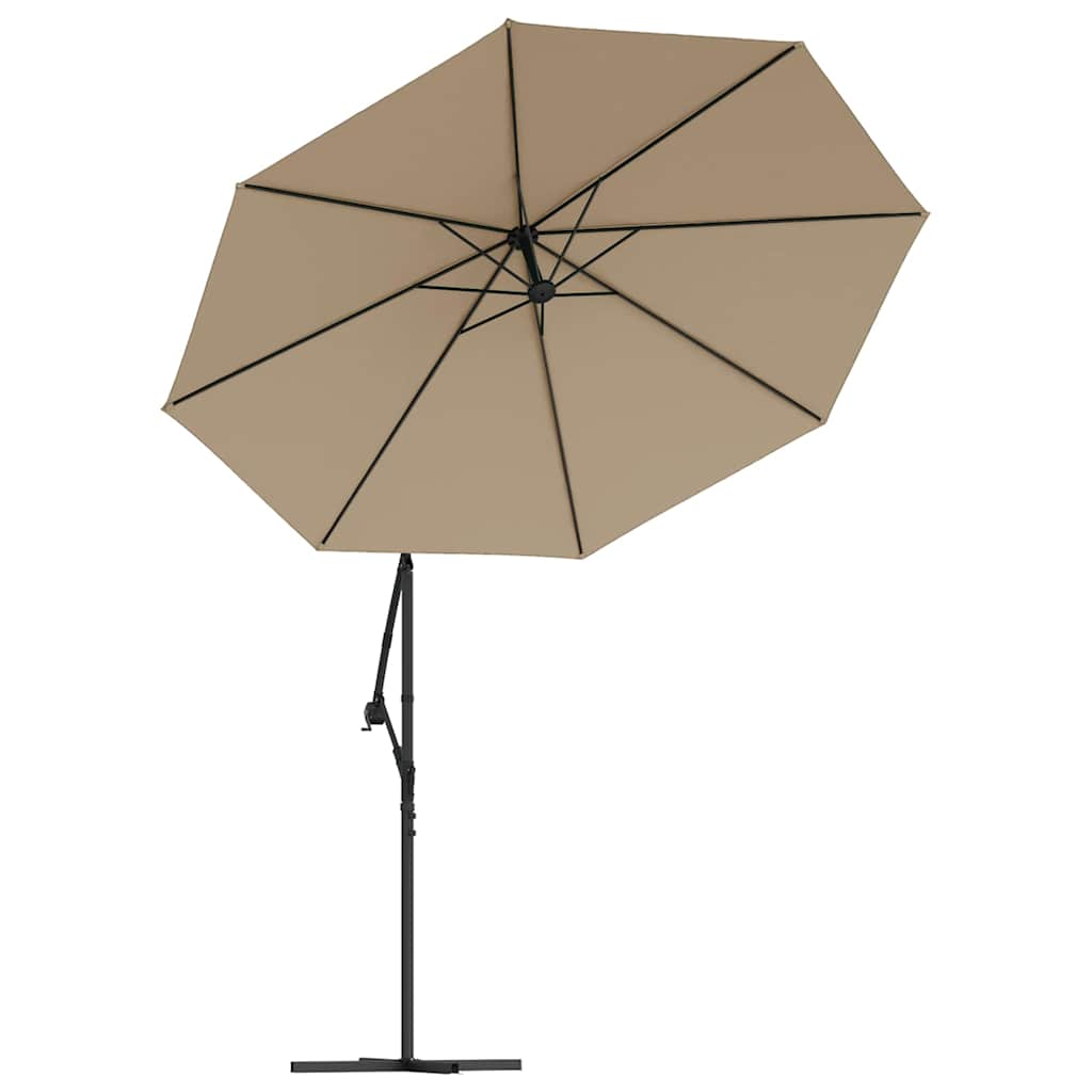 Ersatzbezug für Sonnenschirm Taupe 300 cm
