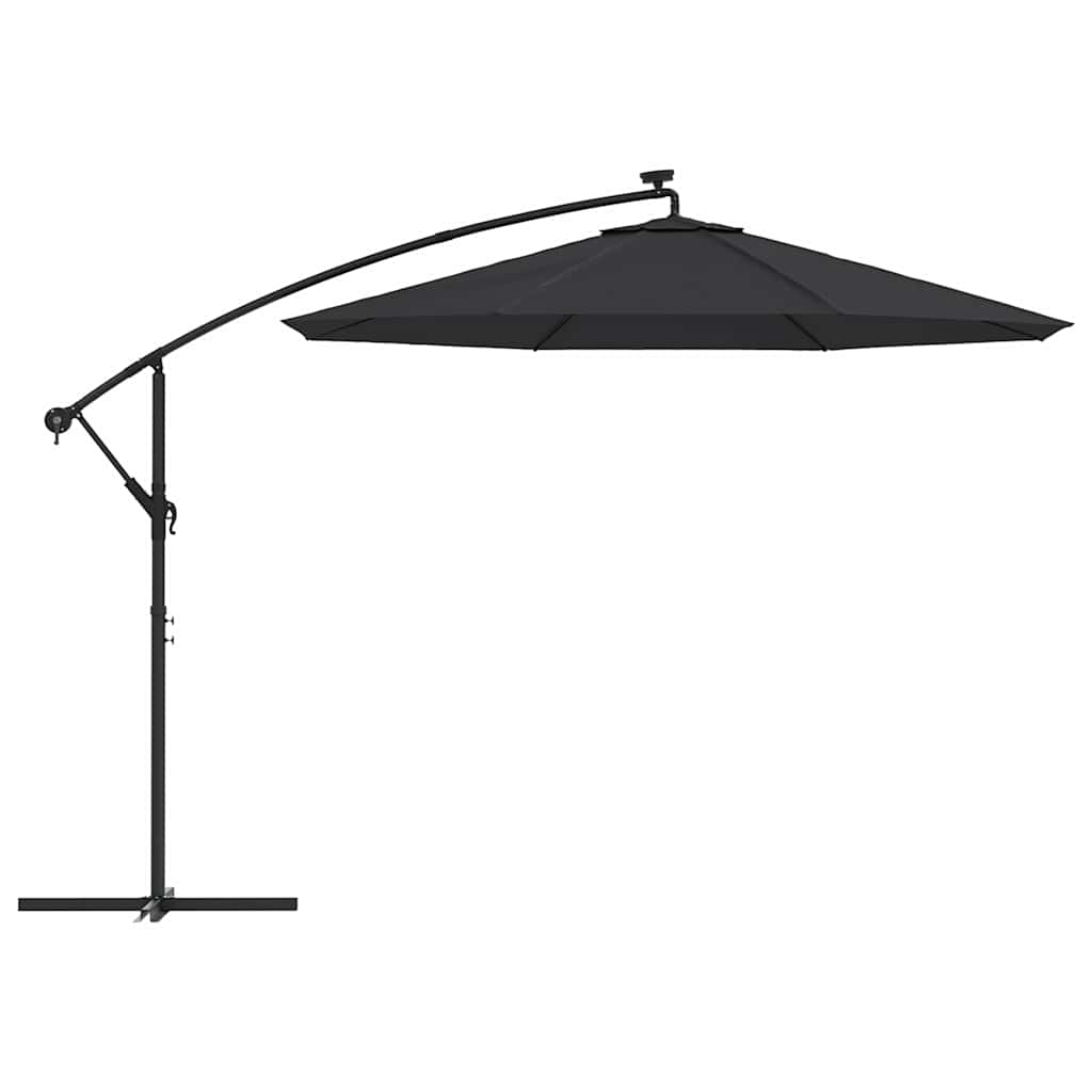 Ersatzbezug für Sonnenschirm Schwarz 300 cm