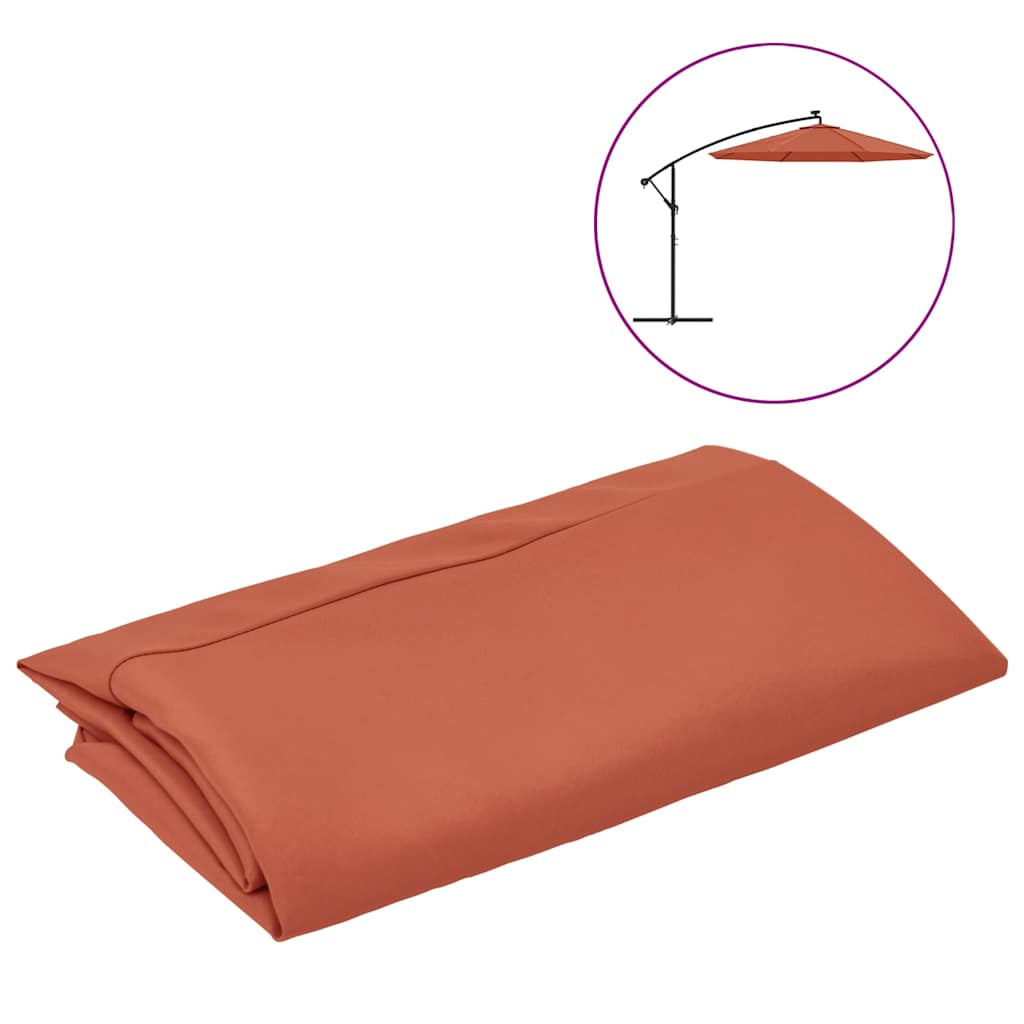 Ersatzbezug für Sonnenschirm Terrakotta 300 cm