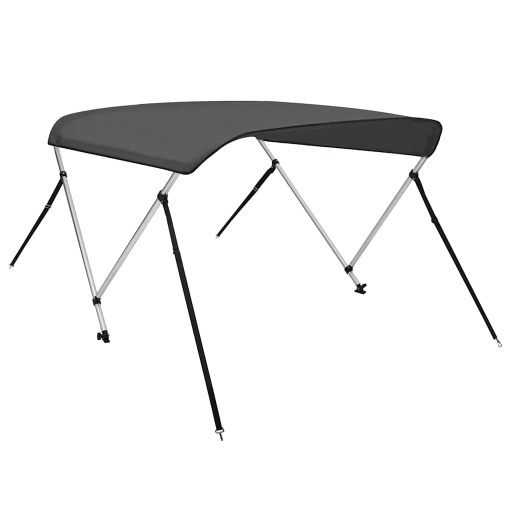 2-Bow Bimini Top Anthrazit 180x150x110 cm