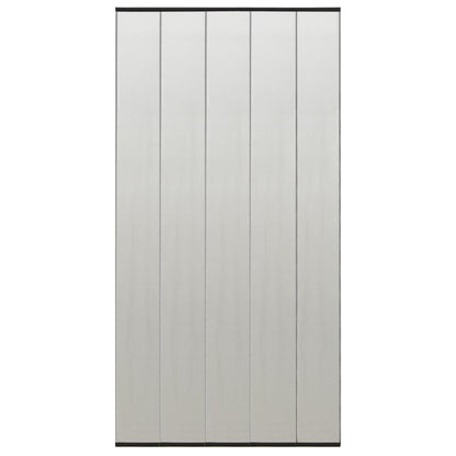 Insektenschutz für Türen 5-tlg. Netzvorhang Schwarz 120x240 cm