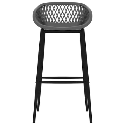 5-tlg. Bar-Set Schwarz und Grau