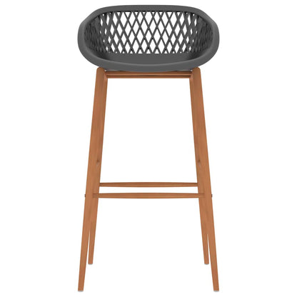 5-tlg. Bar-Set Schwarz und Grau