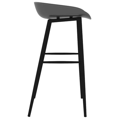5-tlg. Bar-Set Schwarz und Grau