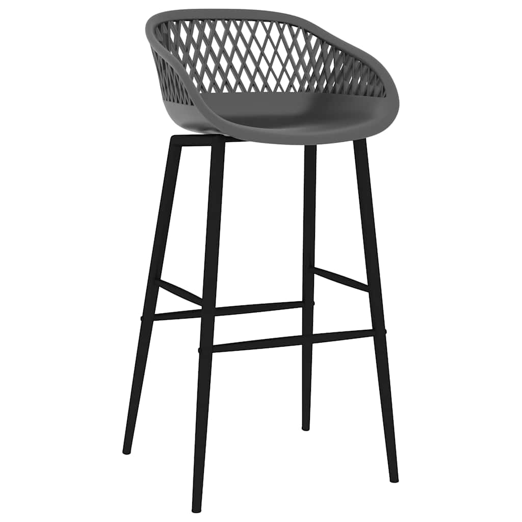 5-tlg. Bar-Set Weiß und Grau