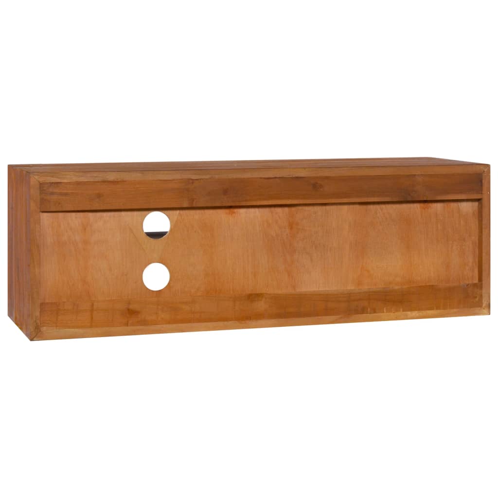 TV-Wandschrank 180x30x30 cm Teak Massivholz