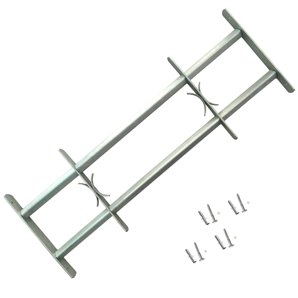 Fenstergitter Verstellbar für Fenster 2 Stk. 700-1050 mm