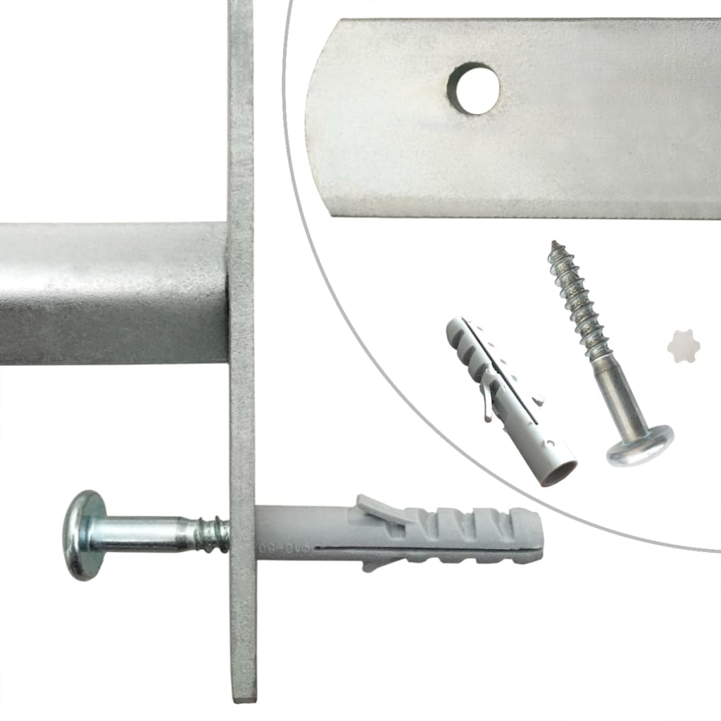 Fenstergitter Verstellbar für Fenster 2 Stk. 700-1050 mm