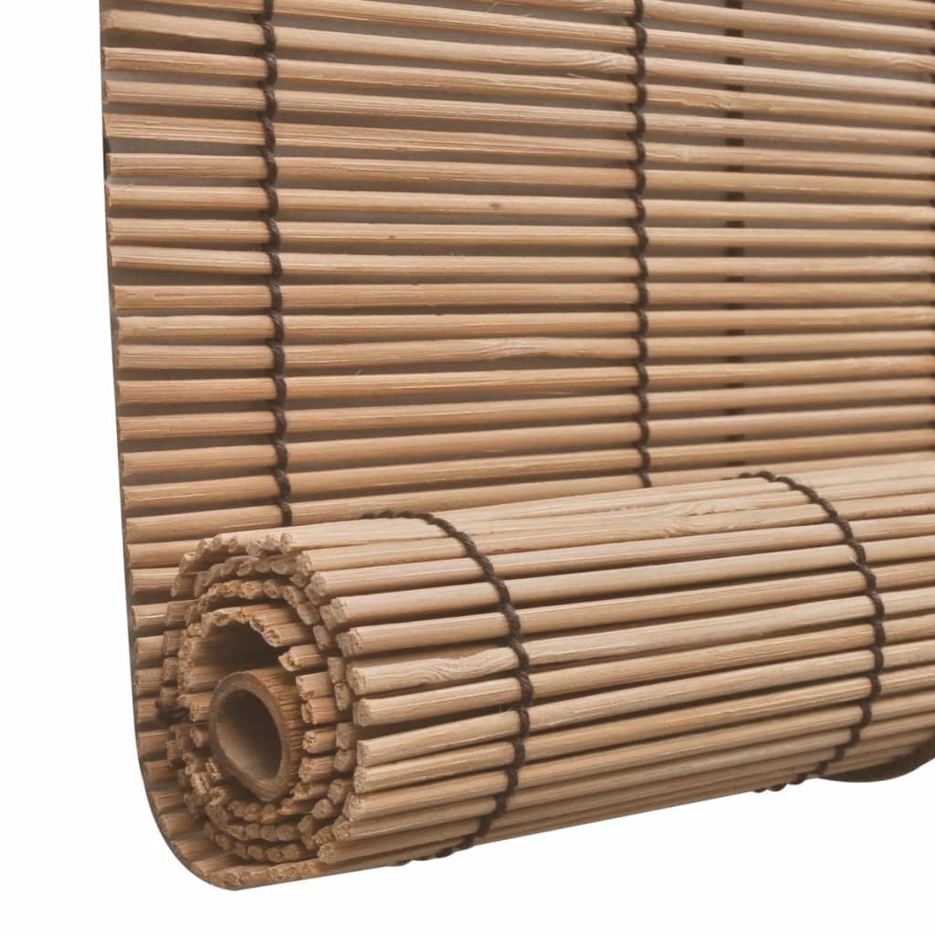 Bambusrollos 2 Stk. 120x220 cm Braun